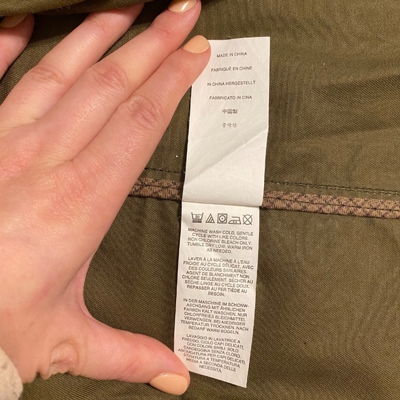 J. Crew Resin-Coated Twill Field Jacket - Picture 7 of 8